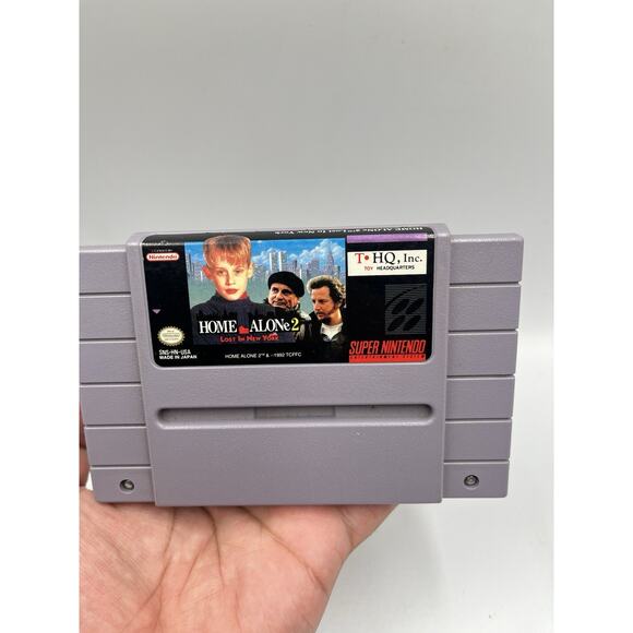 Home Alone 2: Lost In New York (Super Nintendo, 1993) SNES Authentic Tested - Picture 6 of 8